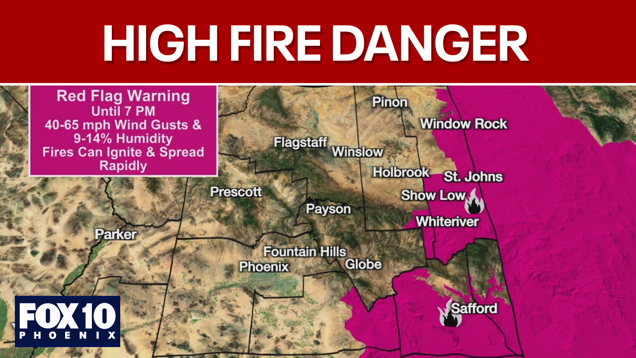 Arizona wildfire weather update