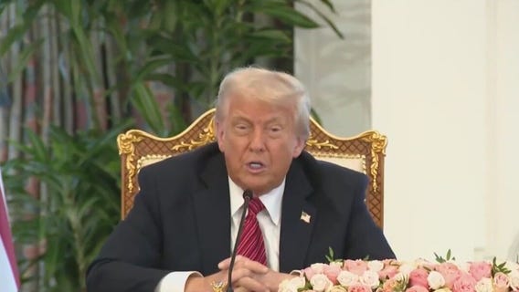 President Trump signs deals in Qatar