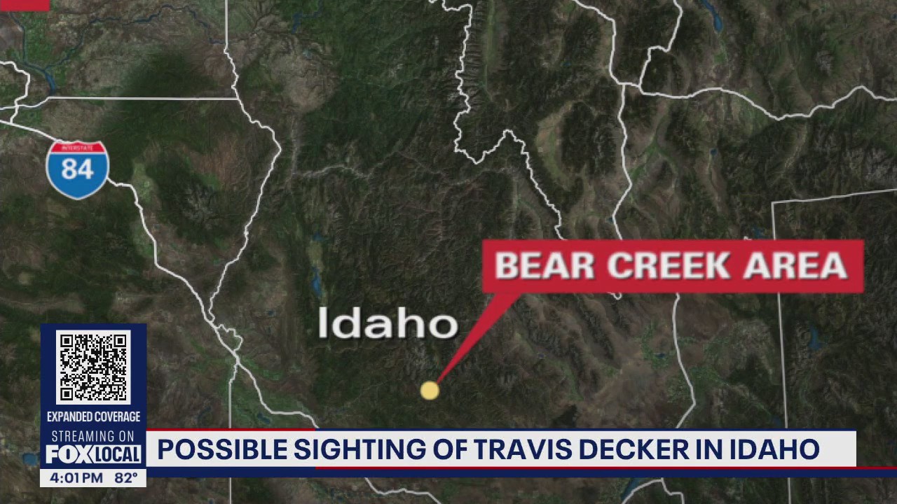 Possible Travis Decker sighting, WA triple-murder suspect, in Idaho