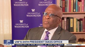 University of Washington's 34th president takes office