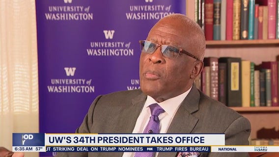 University of Washington's 34th president takes office