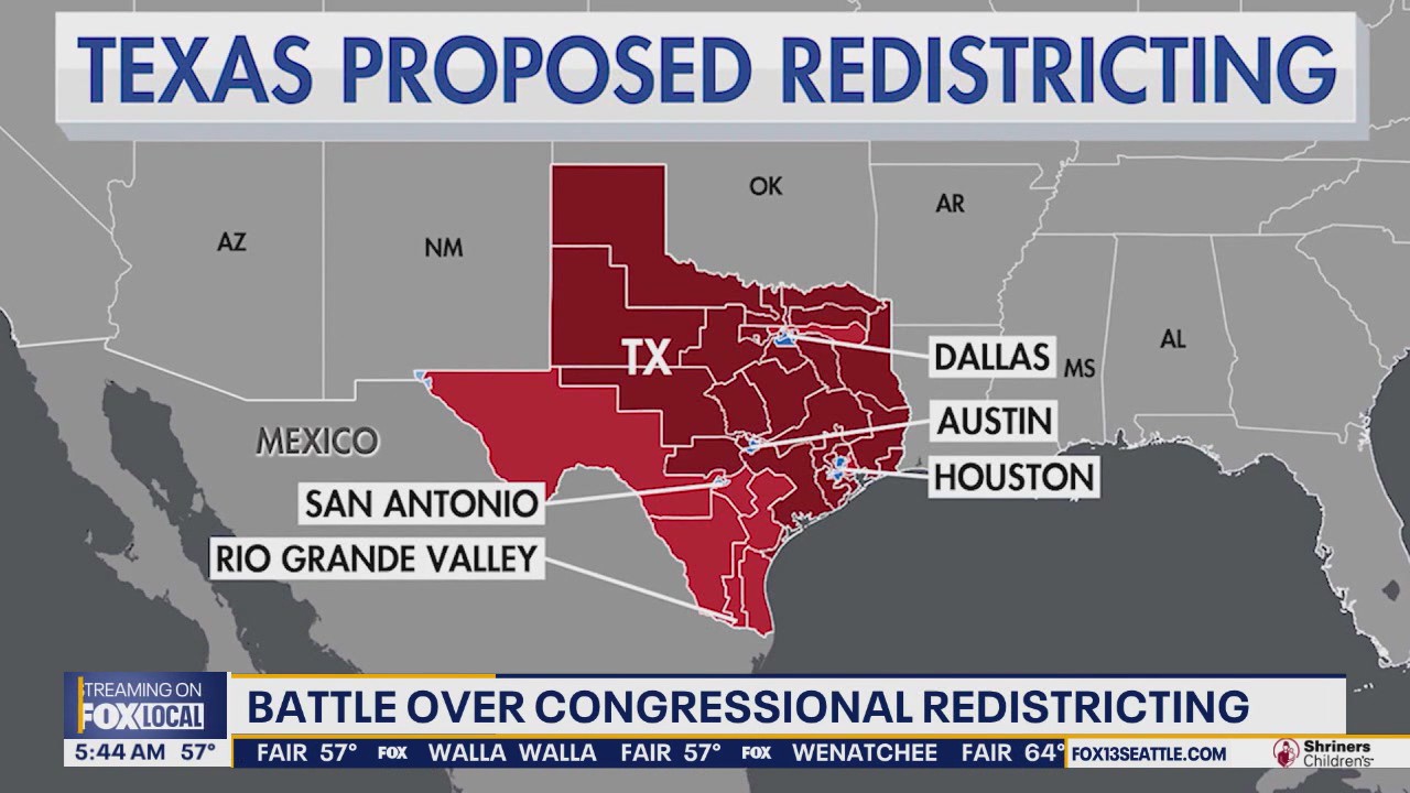Battle over congressional redistricting in Texas