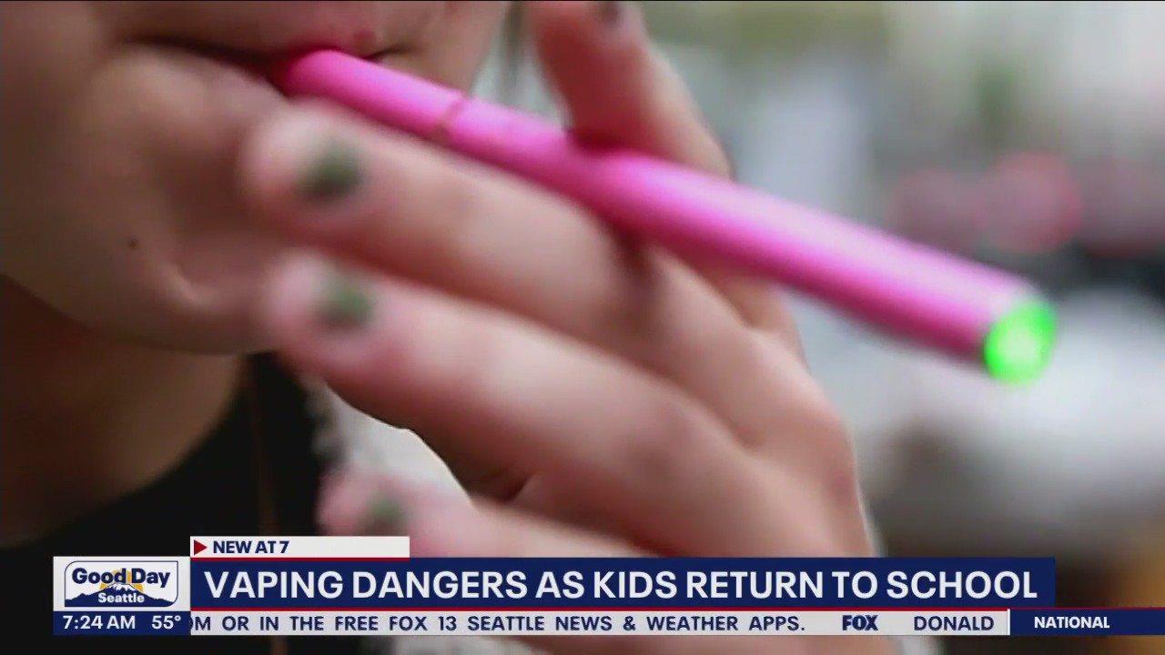 Vaping dangers as kids return to school