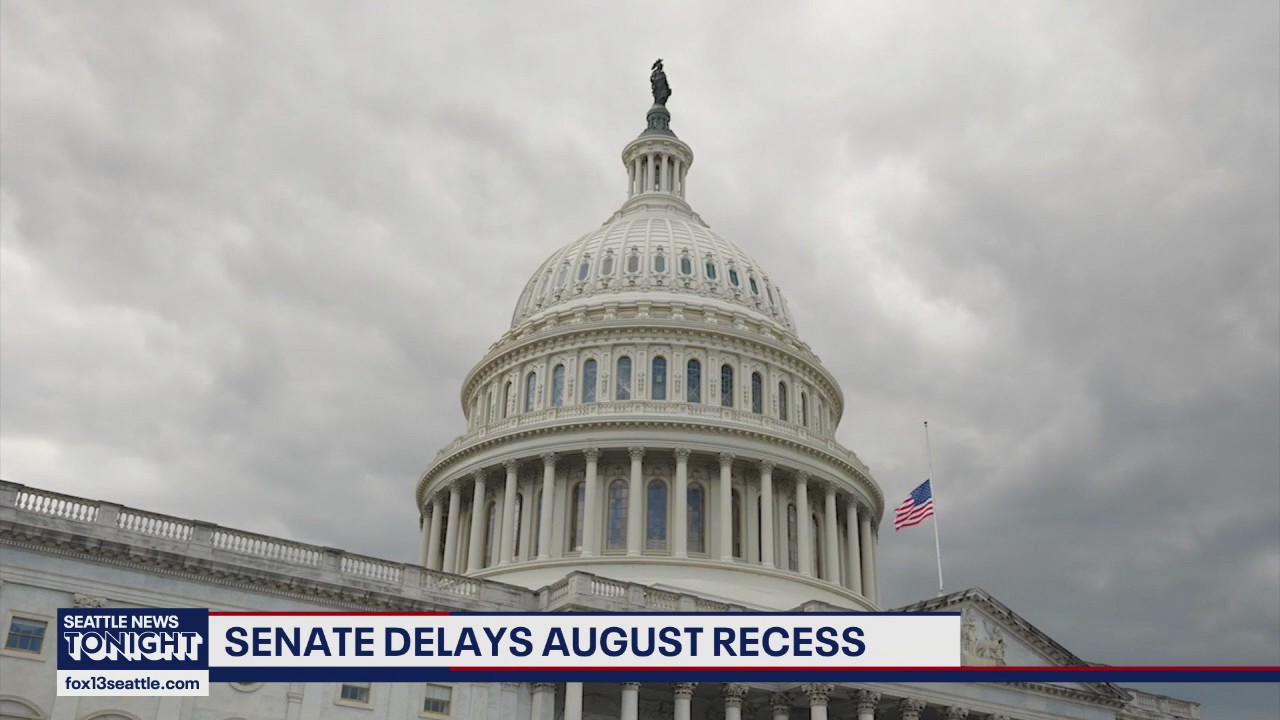 U.S. Senate delays august recess