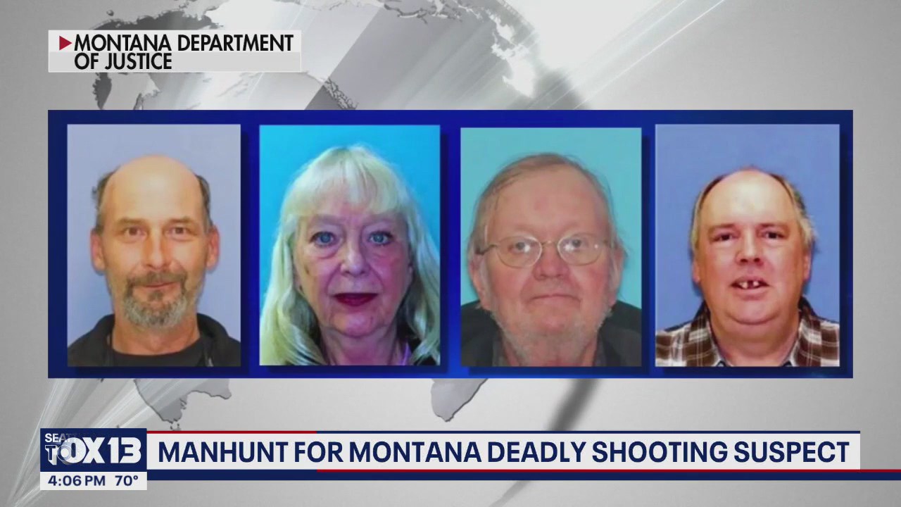 Manhunt underway for Montana shooting suspect