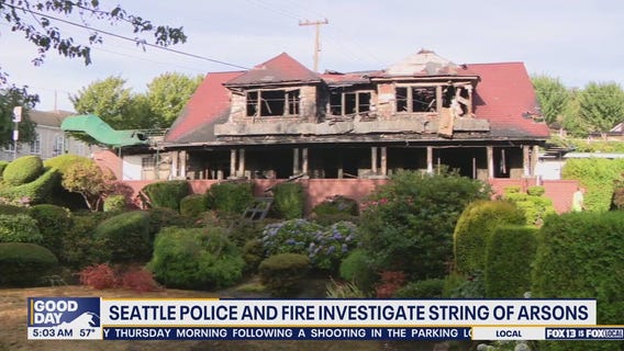Seattle police, fire investigate string of arsons
