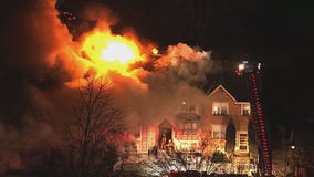 2-alarm townhouse fire in Olney