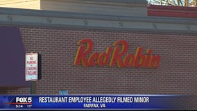 Red Robin employee charged with filming teen customer inside restaurant bathroom