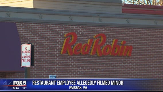 Red Robin employee charged with filming teen customer inside restaurant bathroom