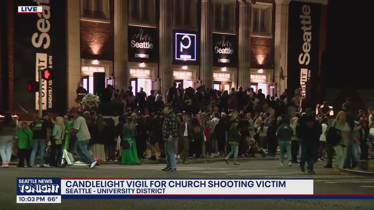 Hundreds attend vigil for man shot, killed outside Seattle church