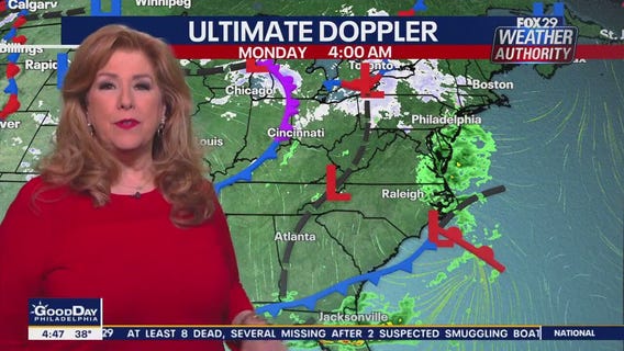 Weather Authority: Monday, 4 a.m. forecast