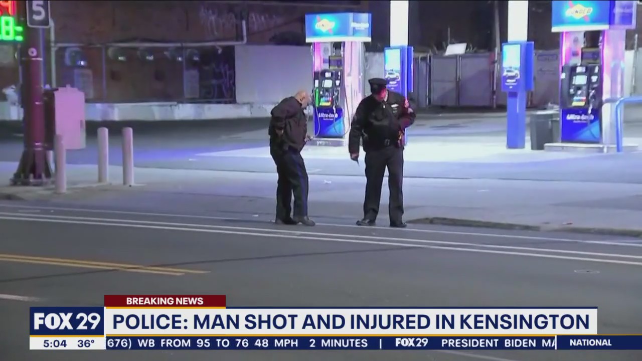 Police: Man left injured after being shot in Kensington | FOX 29 ...