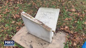 Hartford Cedar Street Cemetery vandalism