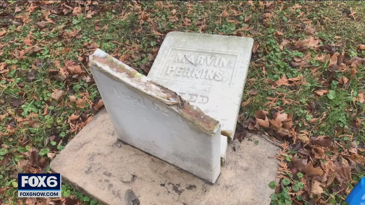 Hartford Cedar Street Cemetery vandalism