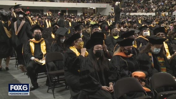 UWM's 1st in-person graduation since 2019