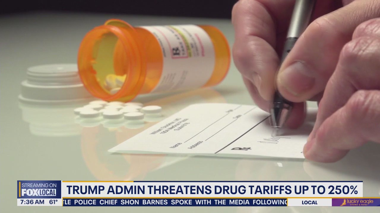 Trade deal deadline looms as Trump considers 250% tariffs on imported drugs