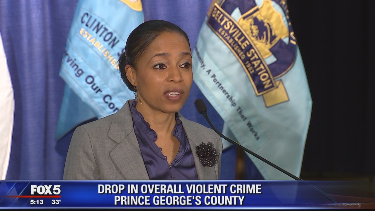 Prince George's County seeing 50 percent drop in violent crime over past 7 years