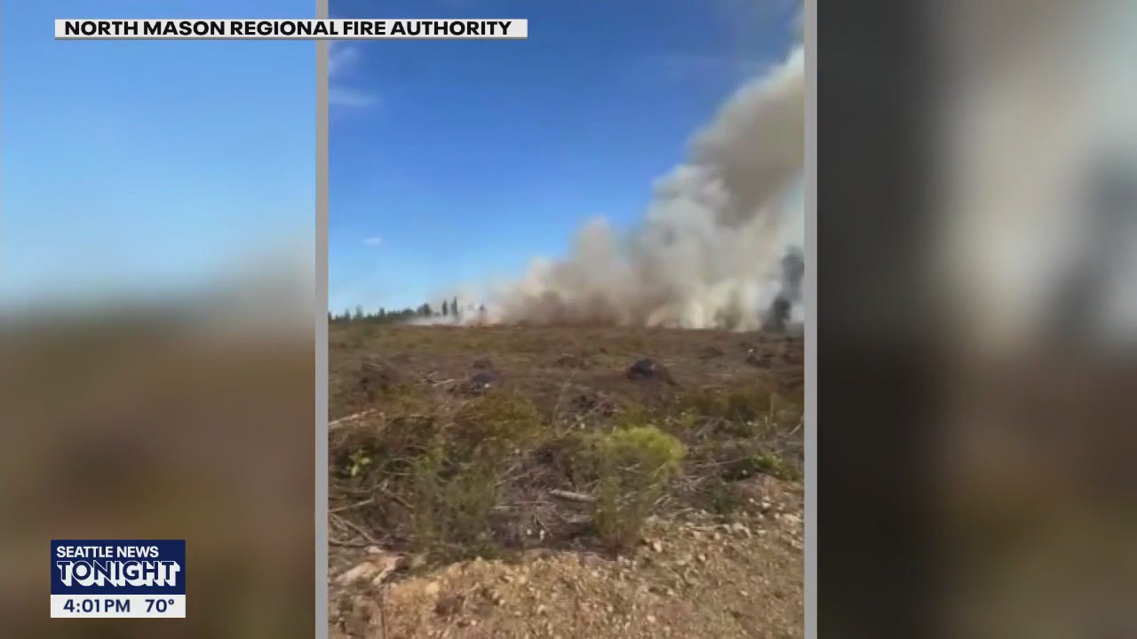 Toonerville Fire forces evacuations near Belfair | FOX 13 Seattle