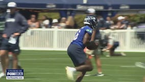 Seahawks practice ahead of Raiders preseason game