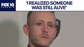 'Just doing my job': Officer recounts saving a woman