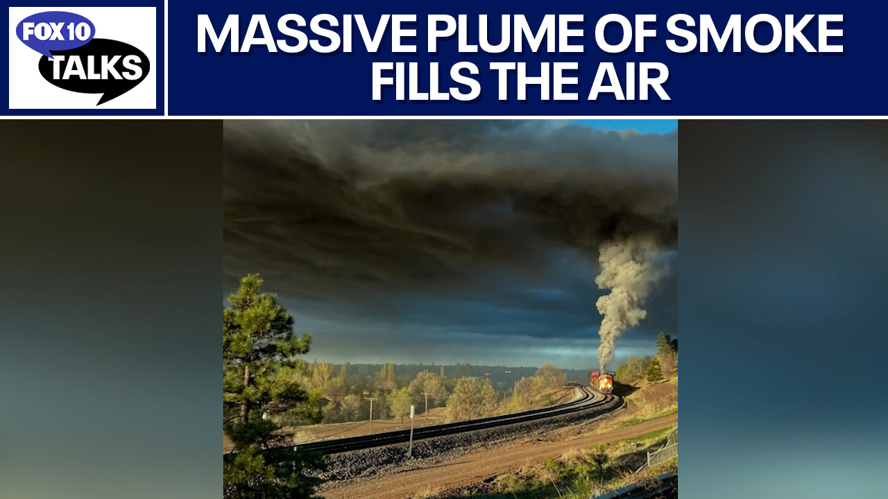 Train catches fire in northern Arizona l FOX 10 Talks