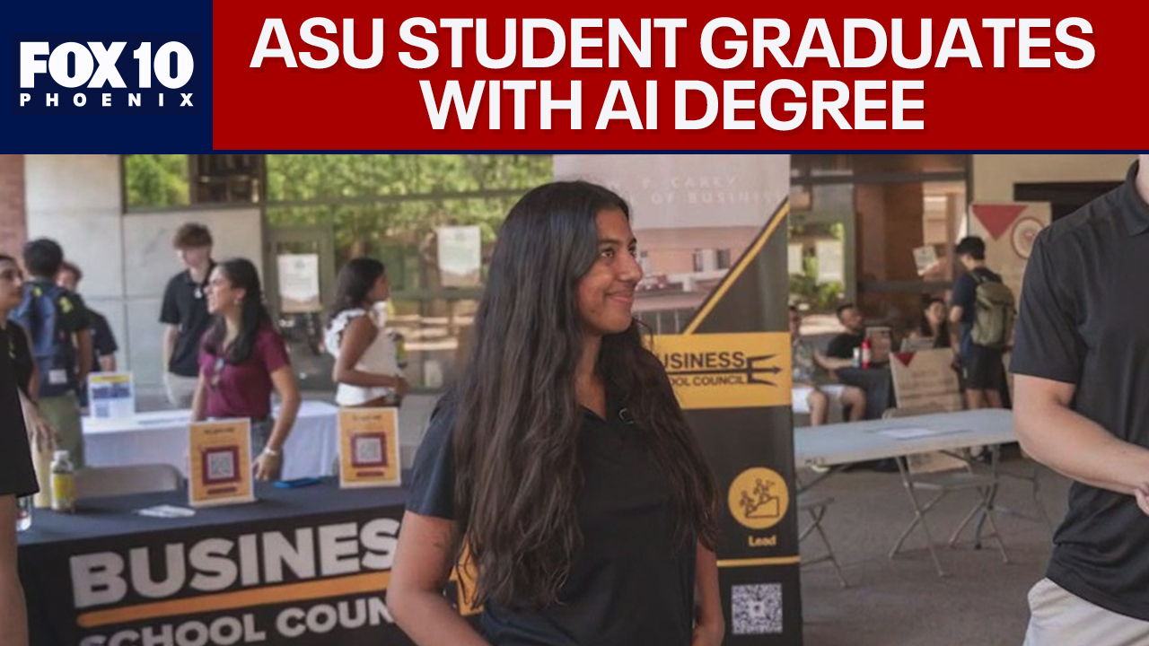 ASU triple major among 1st to graduate with AI degree