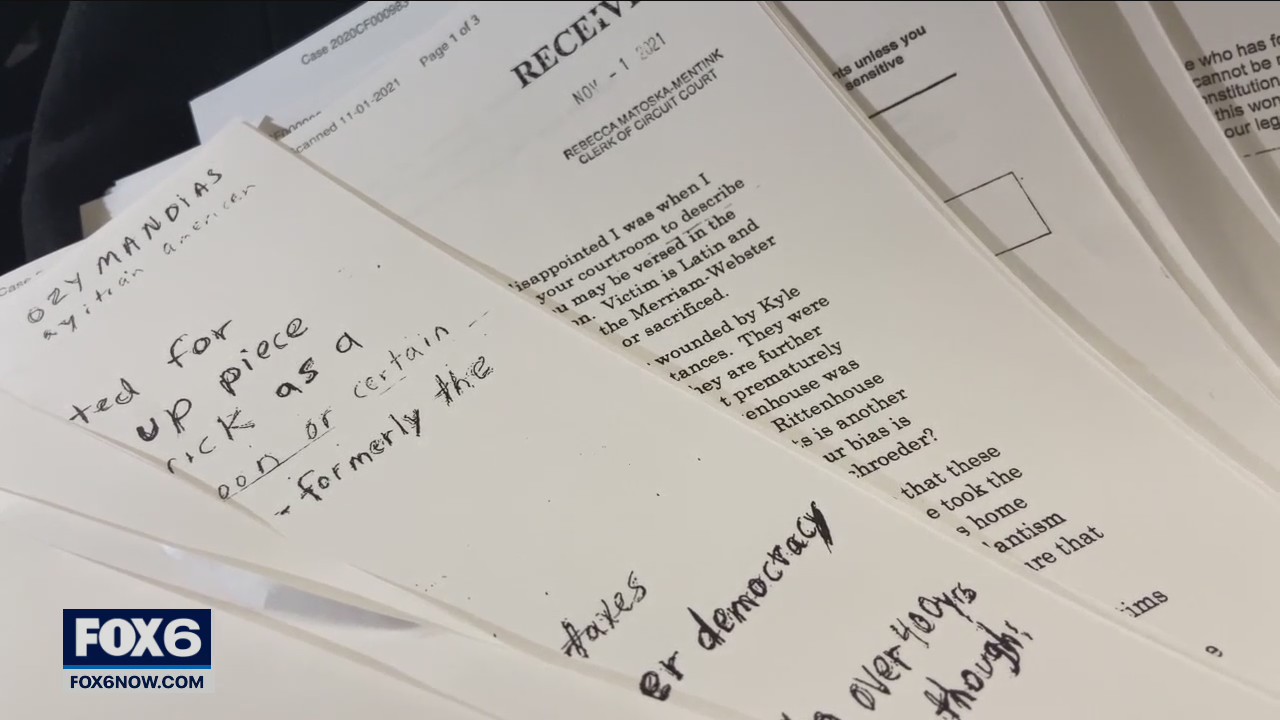 Kyle Rittenhouse trial: Emails, letters to courthouse