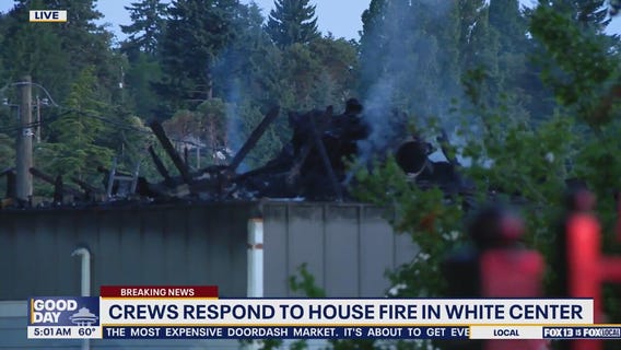 Crews respond to house fire in White Center, WA