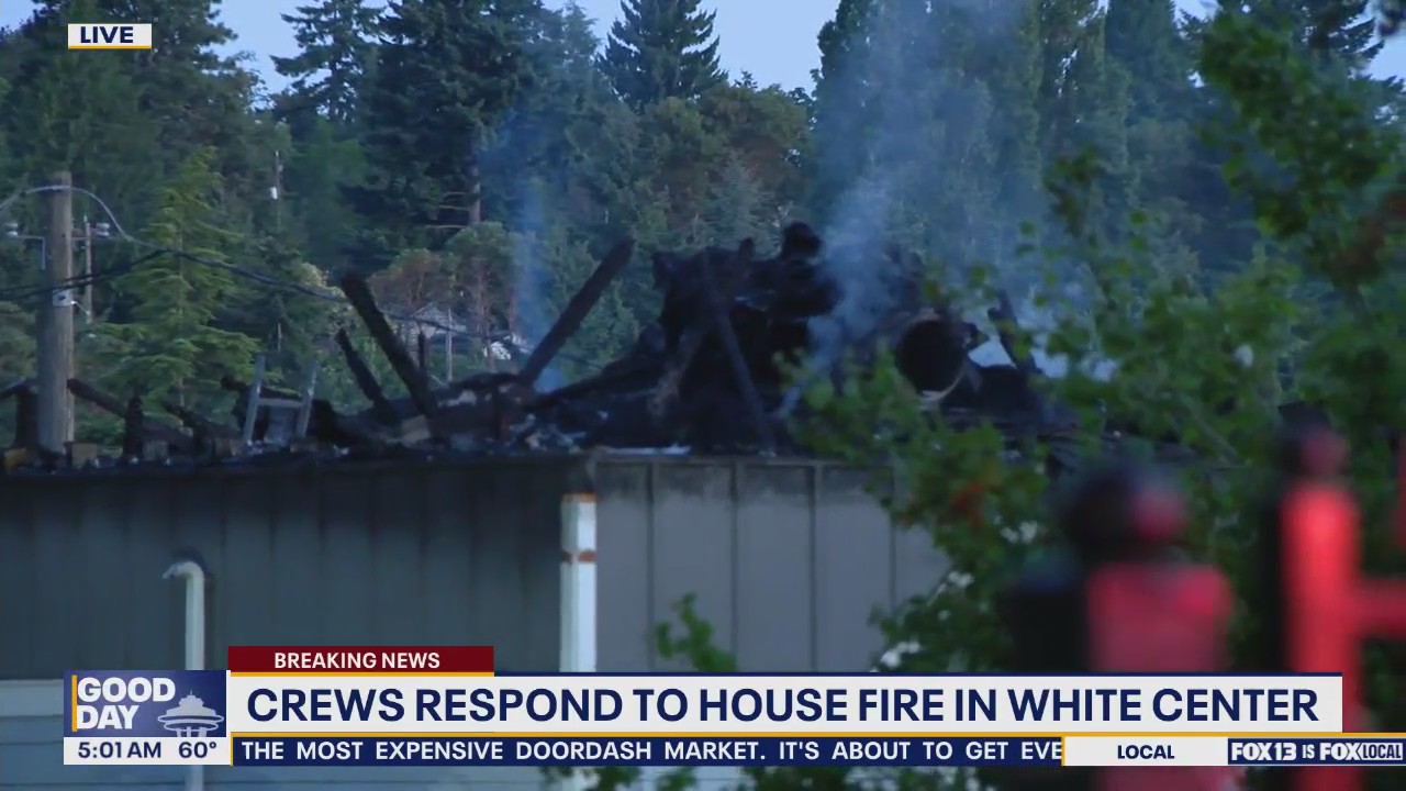 Crews respond to house fire in White Center, WA