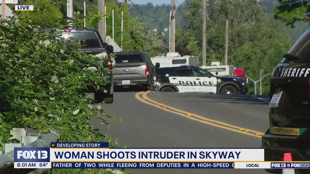 Woman shoots intruder in Skyway, WA
