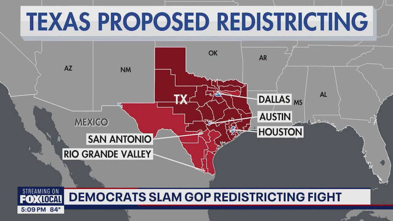 Democrats slam GOP redistricting fight