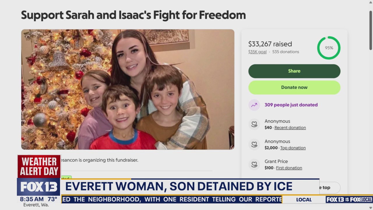 Everett, WA, woman and son detained by ICE at Canadian border