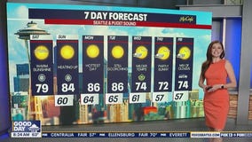 Seattle weather: Hotter, hazier weekend weather for Seattle