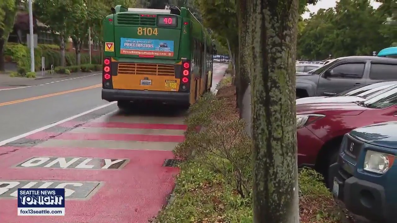 Community at odds over new bus-only lanes