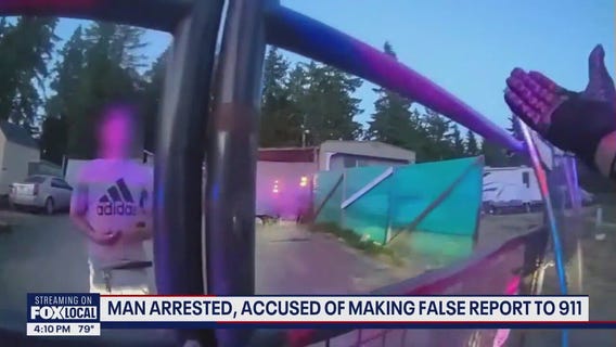 Pierce County Deputies arrest man accused of making false 911 report