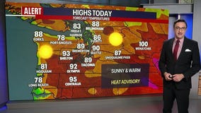 Seattle weather: Temperatures to heat up through Tuesday
