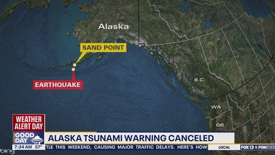 Alaska Tsunami Warning lifted after 7.3-magnitude earthquake