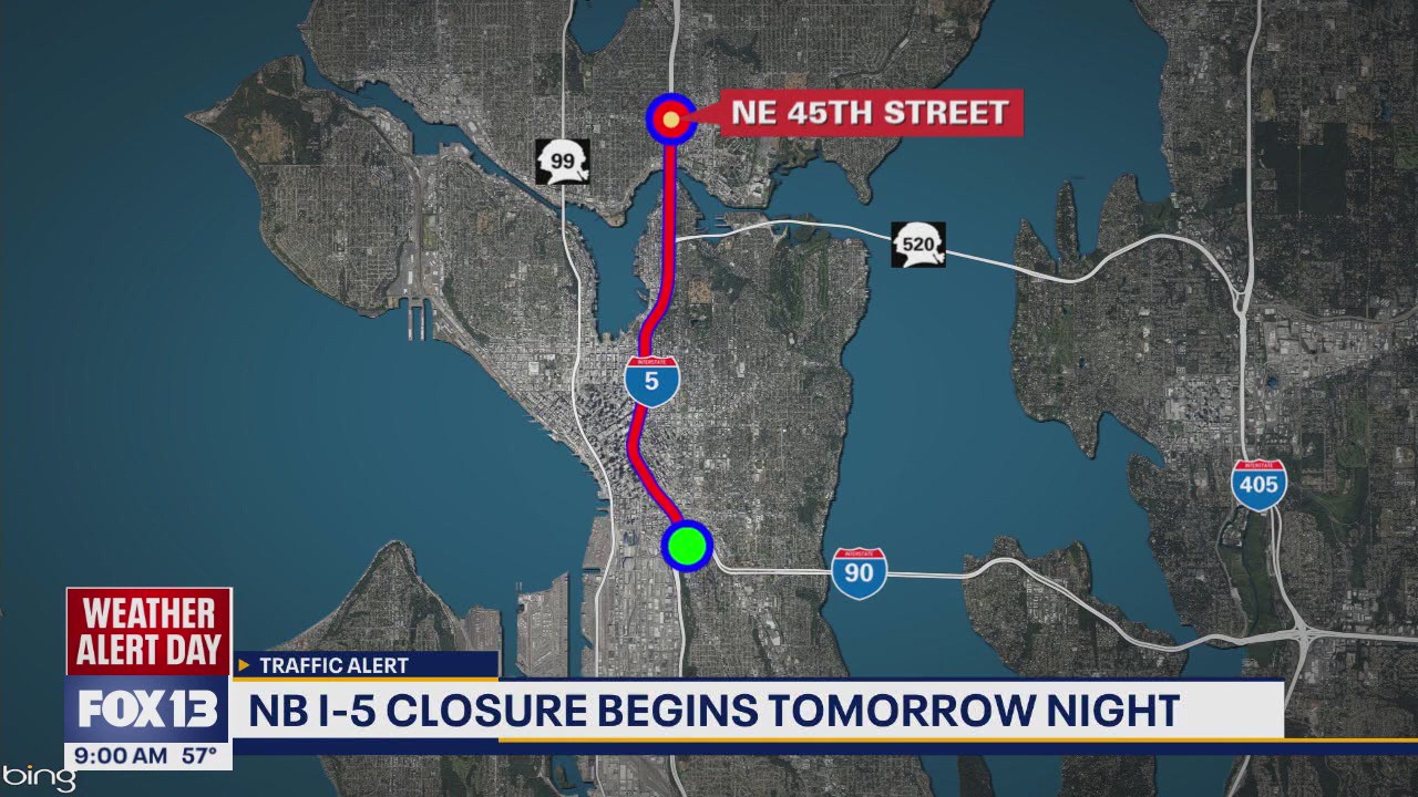 Several road closures across Seattle this weekend
