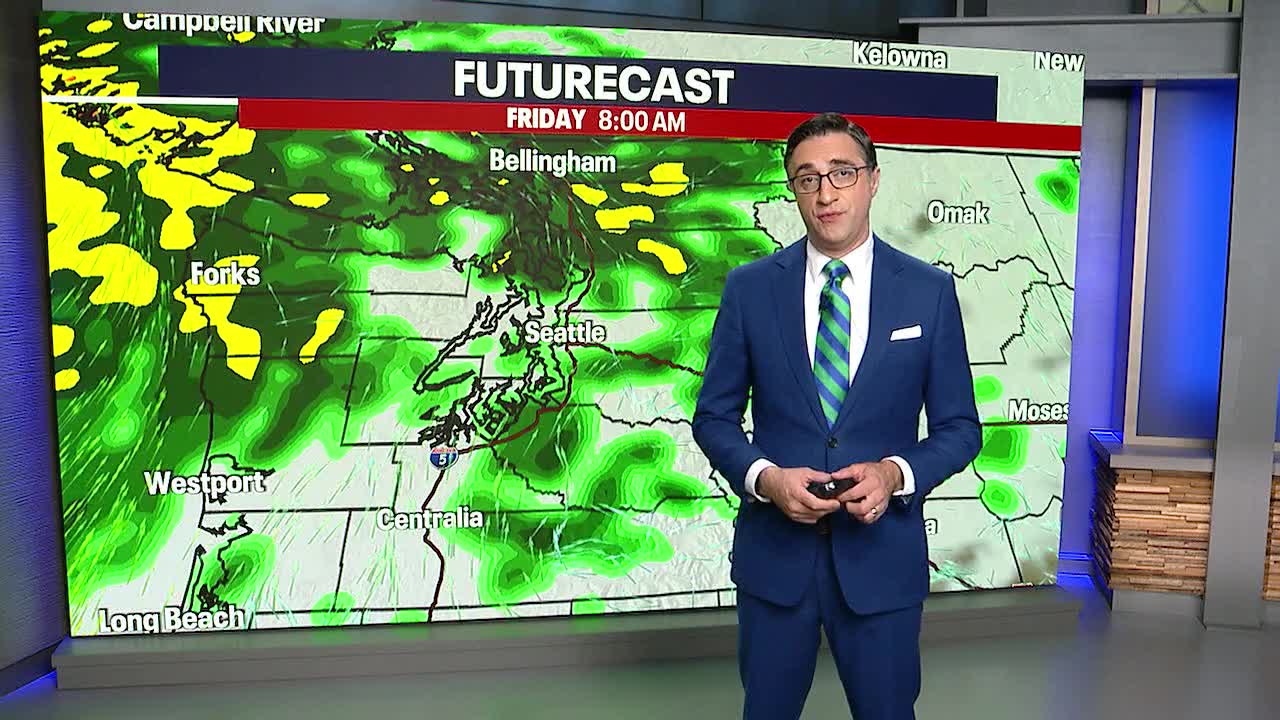 Seattle weather: Storm moves into western Washington Friday