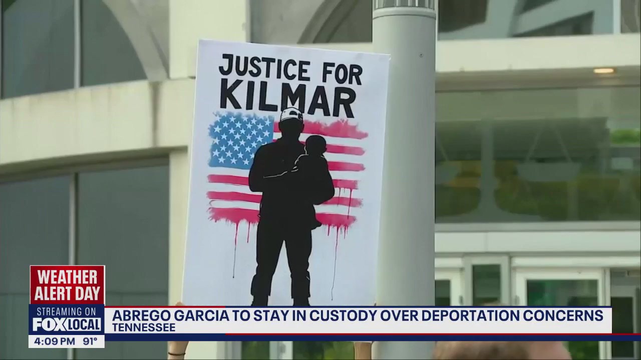 Kilmar Abrego Garcia to stay in custody over deportation concerns
