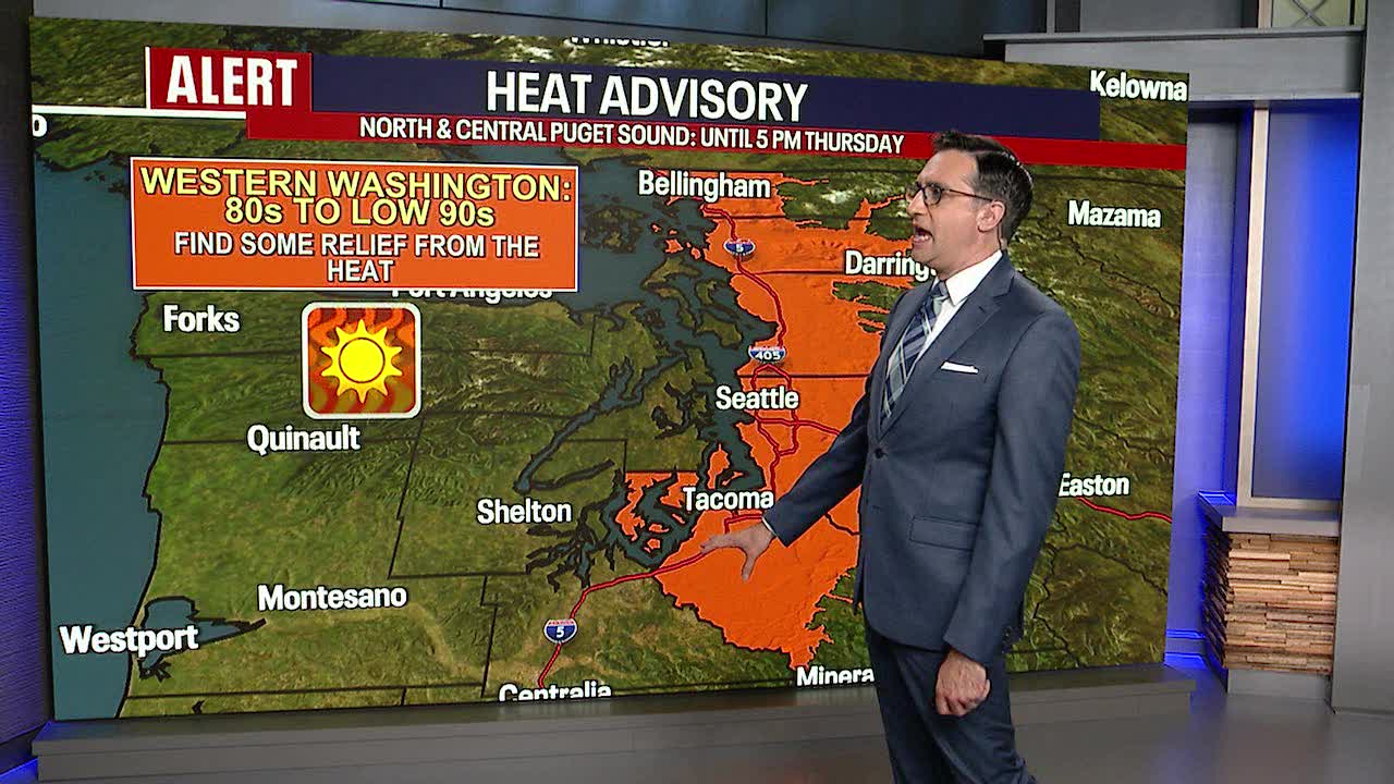 Seattle weather: Another hot day in western WA