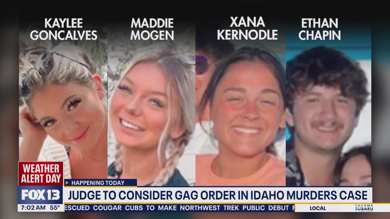 Judge to consider gag order in Idaho murders case | FOX 13 Seattle