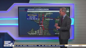 Full rundown of this weekend's Revive I-5 closures