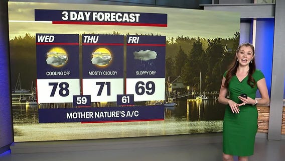 Seattle weather: Cooler temperatures expected Wednesday
