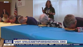 Students, staff at St. Elizabeth Parish School celebrate Pi Day