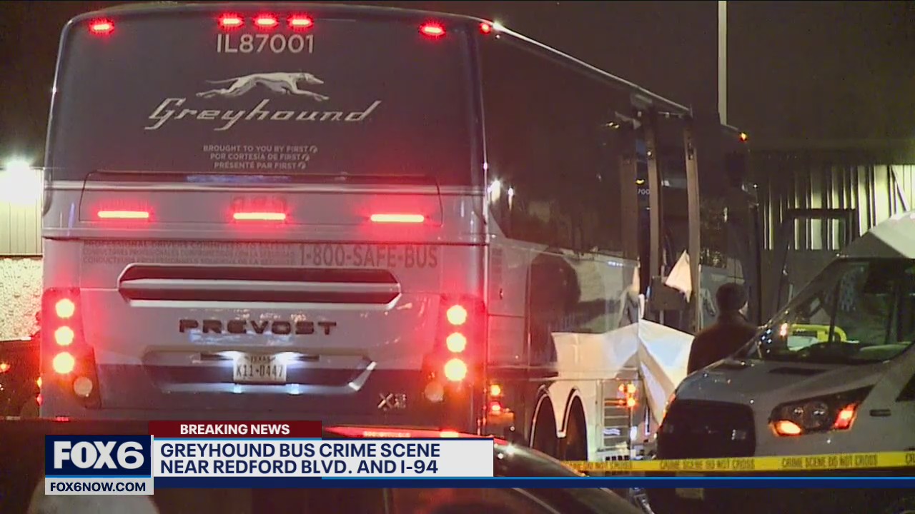 Greyhound bus incident in Pewaukee