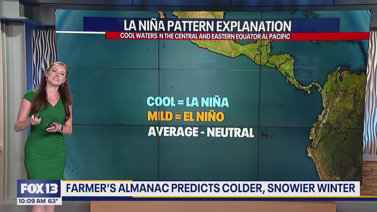 Farmer's Almanac predicts colder, snowier La Ni?a winter in WA