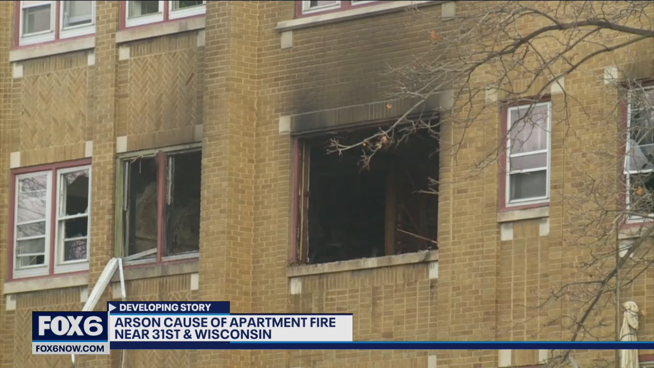 Milwaukee apartment arson, man arrested