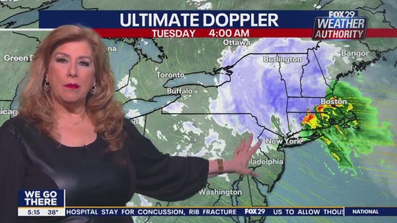 Weather Authority: Tuesday, 5 a.m. forecast