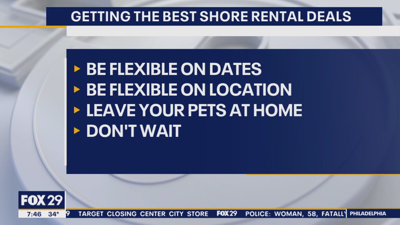 How to get the best shore rental deals